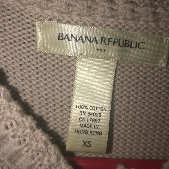 Banana Republic Sweaters Banana Republic Xs Ss Belted Knit Cardigan Poshmark